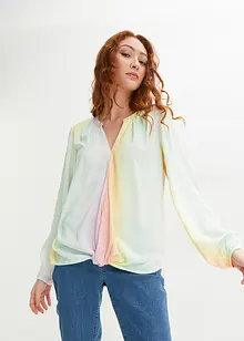 Blus av viskos med mjukt fall, bonprix