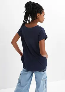 Lång topp i 2 i 1-stil, bonprix