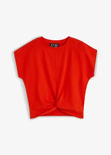 Kort T-shirt i ekologisk bomull, bonprix