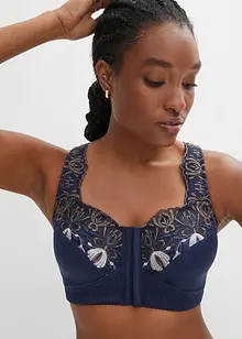 Avlastande BH med framknäppning och utan bygel, bonprix