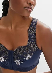 Avlastande BH med framknäppning och utan bygel, bonprix