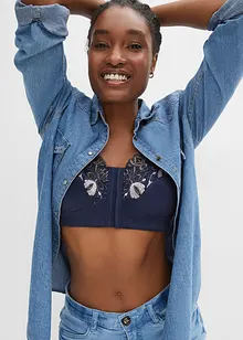 Avlastande BH med framknäppning och utan bygel, bonprix