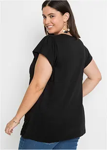 Topp med spetsringning, bonprix