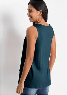 Linne med dragkedja och hållbar viskos, bonprix