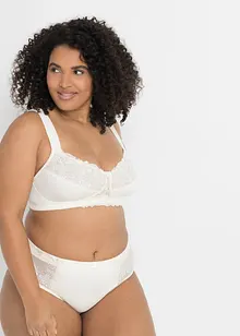 Formande trosa med broderi (2-pack), bonprix