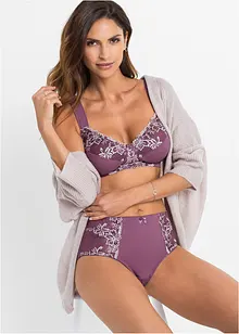 Formande trosa med broderi (2-pack), bonprix