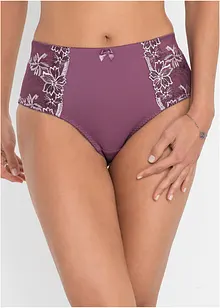 Formande trosa med broderi (2-pack), bonprix