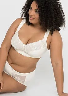 Formande trosa med broderi (2-pack), bonprix