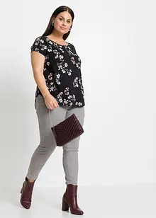 Topp i bomullsmix, bonprix