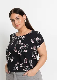 Topp i bomullsmix, bonprix