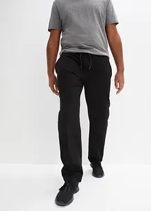 Stretchig dra på-byxa med raka ben, Relaxed Fit, bonprix