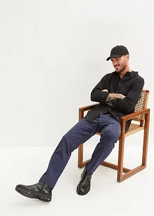 Långärmad muslinskjorta i ren bomull, bonprix