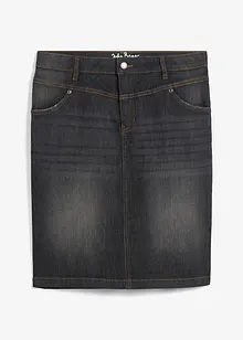 Stretchig jeanskjol, bonprix