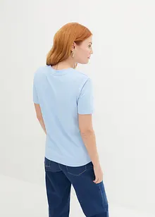 T-shirt med blomtryck, bonprix