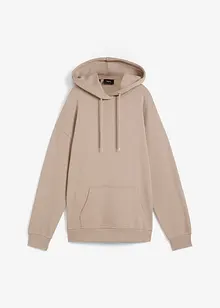 Sweatshirt med huva i oversizemodell, bonprix