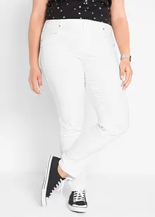 Stretchig bengalinbyxa, raka ben, bonprix