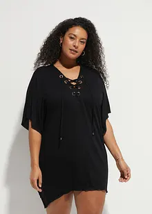 Transparent strandtunika i viskos, bonprix