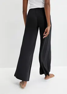 Pyjamasbyxa med vida ben med viskos, bonprix