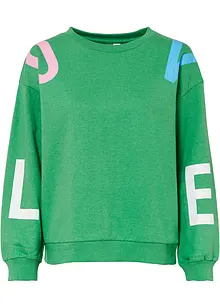 Oversizesweatshirt i mjuk bomullsmix, bonprix