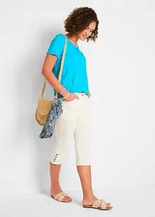 Topp av ren bomull, kortärmad, bonprix