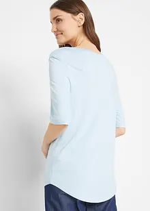 Lång topp i mjuk viskos (2-pack), bonprix