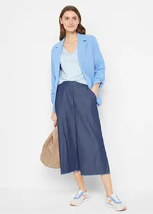 Lång topp i mjuk viskos (2-pack), bonprix