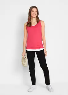 Långt linne av bomull (5-pack), bonprix