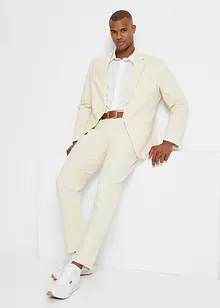 Kostym i linneblandning (2 delar): kavaj och byxa, normal passform, bonprix