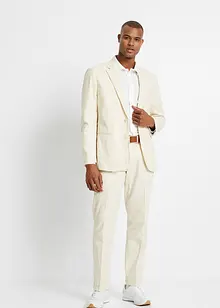 Kostym i linneblandning (2 delar): kavaj och byxa, normal passform, bonprix