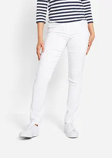 Stretchig bengalinbyxa, raka ben, bonprix