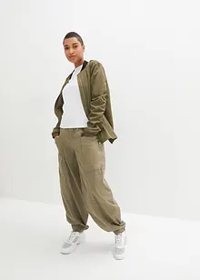 Twillbyxa av elastisk bomullsmix, bonprix