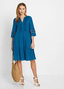 Tunikaklänning i mjuk viskos, bonprix