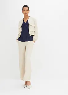 Linne med hålbroderi, bonprix