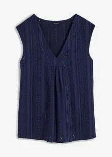 Linne med hålbroderi, bonprix