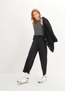 Vid 7/8-byxa med hög midja (2-pack), bonprix