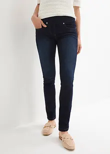 Straight Jeans Mid Waist, Super Stretch med bekväm midja, bonprix