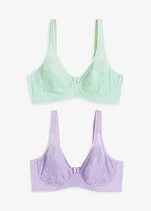 Minimizer-BH med vadderade axelband (2-pack), bonprix