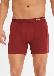 Medellånga boxershorts i ekologisk bomull (3-pack), bonprix