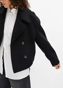 Kort skepparkavaj med yllelook, bonprix