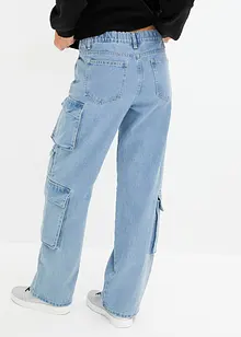 Cargo Jeans Mid Waist, bonprix