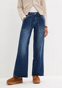 Cargo Jeans Mid Waist, bonprix