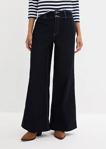 Wide Leg Stretch Jeans High Waist, bonprix