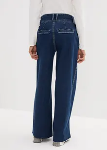 Wide Leg Stretch Jeans High Waist, bonprix