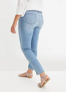 Jeans med strassapplikation, bonprix