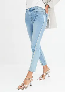 Jeans med strassapplikation, bonprix