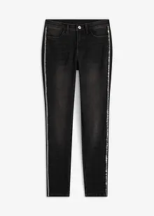 Stretchjeans med applikation, bonprix