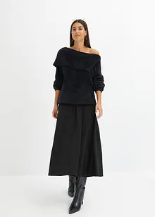 Asymmetrisk off shoulder-tröja, bonprix