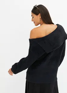 Asymmetrisk off shoulder-tröja, RAINBOW