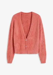 Mjuk cardigan med prydnadsknappar, bonprix