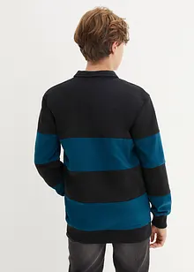 Sweatshirt med krage, bonprix